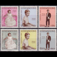 LUXEMBOURG 1961 - Scott# B222-7 Prince Henri Set Of 6 MNH - Nuovi