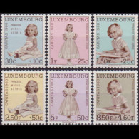 LUXEMBOURG 1960 - Scott# B216-21 Princes Set Of 6 MNH - Ungebraucht