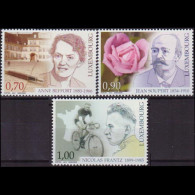 LUXEMBOURG 2010 - Scott# 1301-3 Famous Persons Set Of 3 MNH - Unused Stamps