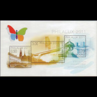 LUXEMBOURG 2010 - Scott# 1297 S/S Intl.Phil.Exhib. MNH - Nuevos