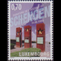 LUXEMBOURG 2010 - #1284 Schengen Convention Set Of 1 MNH - Unused Stamps