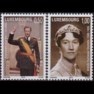 LUXEMBOURG 2010 - Scott# 1289-90 Royalty Set Of 2 MNH - Ongebruikt