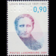 LUXEMBOURG 2009 - Scott# 1277 Louis Braille Set Of 1 MNH - Ongebruikt