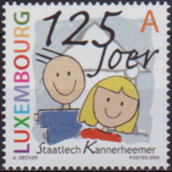 LUXEMBOURG 2009 - Scott# 1268 Children House Set Of 1 MNH - Ungebraucht