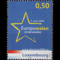 LUXEMBOURG 2009 - #1266 European Election Set Of 1 MNH - Unused Stamps
