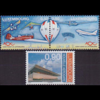 LUXEMBOURG 2009 - Scott# 1258-9 Aero Club Set Of 3 MNH - Ungebraucht