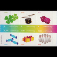 LUXEMBOURG 2008 - Scott# 1254a/l Happiness 20c-A MNH - Ongebruikt