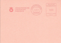 EMA ALLEMAGNE DEUTSCHLAND Specimen CHIMIE CHEMIE CHEMISTRY SCIENCE CHEMICAL CHIMICA SCHEIKUNDE CHEMIKALIEN FABRIQUE - Chimica