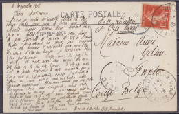 CP "Iles De Lerins" Affr. 10c Càd GOLFE-JUAN /7-12-1916 Pour PWETO Congo Belge - Càd ELISABETHVILLE & Arrivée PWETO - Covers & Documents