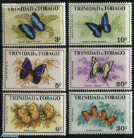Trinidad & Tobago 1972 Butterflies 6v, Mint NH, Nature - Butterflies - Trinidad & Tobago (1962-...)