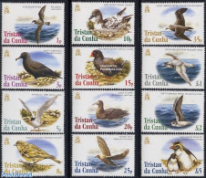 Tristan Da Cunha 2005 Birds 12v, Mint NH, Nature - Birds - Penguins - Tristan Da Cunha