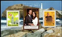 New Zealand Cat 2922i 2012 Best Of 2011 ,Mini Sheet,Mint Never Hinged - Ungebraucht