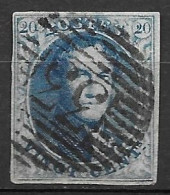 OBP7A Met 4 Randen En Met Balkstempel P33 Dinant (zie Scans) - 1851-1857 Medaillen (6/8)