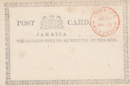Jamaica: 1877 Post Card  - Giamaica (1962-...)
