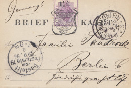 Vrij: Brief Kaart 1896 To Berlin - Sonstige & Ohne Zuordnung