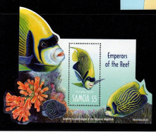 Samoa Scott  1048a  2003 Angelfish Miniature Sheet  Mint Never Hinged - Ongebruikt