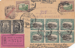 Mocambique 1924: Post Card Registered To Hamburg-Tonndorf - Mozambique