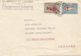 Mocambique 1952 Letter From L. Marques To Berlin-Heiligensee, Schulzendorf, Fish - Mozambique