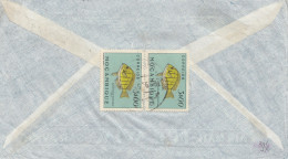 Mocambique 1955: Quelimane Via Air Mail To Nürnberg, Fisch/fish - Mozambique