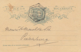 Mocambique 1914: Post Card  Lourenco Marques To Petersburg - Mozambique