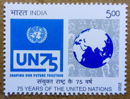 INDIA 2020 75TH YEAR OF THE UNITED NATIONS...MNH - Nuovi