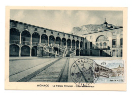 Carte 1er Jour MONACO Timbre 0,85F Oblitération MONACO A 01/06/1960 - Maximumkaarten