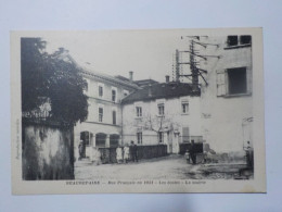 BEAUREPAIRE Rue Français En 1931  Les Ecoles  La Mairie - Beaurepaire