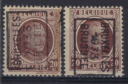 HOUYOUX Nr. 196 Voorafgestempeld Nr. 6035 A + B BRUXELLES 1933 BRUSSEL ; Staat Zie Scan ! LOT 282 - Rollenmarken 1930-..