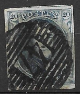 OBP7A Met 4 Randen En Met Balkstempel P47 Gembloux (zie Scans) - 1851-1857 Medaillen (6/8)