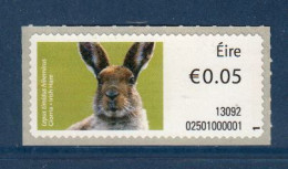 EIRE Ireland Irlande, **, Yv D38, Mi ATM 38, SG M35, Lièvre, Hare, - Animalez De Caza
