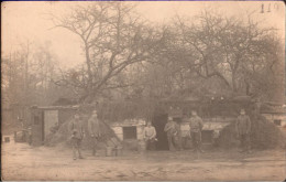 ! Deutsche Fotokarte, Photo, 1. Weltkrieg Westfront Carlepont Stellung Aisne, Frankreich, Guerre  1914-1918, Militaria - Guerre 1914-18
