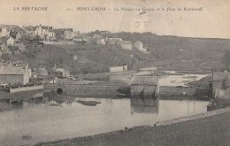 Pont Croix La Riviere  Le Goyen Pont  Keridreuff - Trace Legere Pliures ) - Pont-Croix