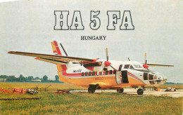 QSL Card HUNGARY Radio Amateur Station HA5FA Y03CD Jenu Plane - Radio Amateur