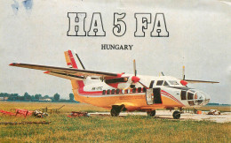 QSL Card HUNGARY Radio Amateur Station HA5FA Y03CD Jenci Plane - Radio Amatoriale