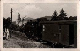 ! 1957 Fotokarte Schmalspurbahn, Jonsdorf, Bimmelbahn, Sachsen - Treinen