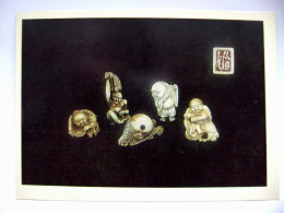 Uzbekistan State Arts Museum Bukhara - Netsuke - Japan - Ivory, XVIIIth - XIXth Centuries (ed. 1980s) - Oezbekistan