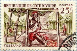 Côte D'Ivoire (Rep) Poste Obl Yv: 233 Mi:281 Tisserand (Beau Cachet Rond) - Côte D'Ivoire (1960-...)