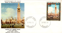 MALI FDC 1972 POUR VENISE UNESCO - Malí (1959-...)