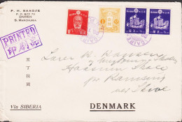 1939. JAPAN. Very Interesting Small Cover To Denmark With Pair ½ S Classic Foreign Trade Shi... (Michel 253+) - JF543593 - Briefe U. Dokumente