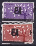 Algérie    Surcharge E.A  Sur Timbres De 1962, N° 1358/1359 ** - Neufs