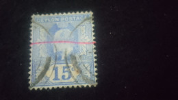 CEYLON- 1911 -25       15 C     EDWARD  VII.      DAMGALI - Sri Lanka (Ceylan) (1948-...)