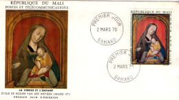 MALI FDC 1970 VIERGE A L'ENFANT - Malí (1959-...)