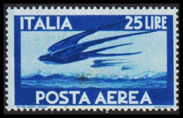 1946. ITALIA. POSTA AEREA 25 LIRE Never Hinged.  (Michel 711) - JF543645 - 1946-60: Mint/hinged