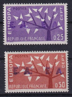 Algérie    Double Surcharge E.A  Sur Timbres De 1962, N° 1358/1359 ** - Ungebraucht