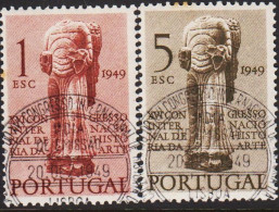 1949. PORTUGAL Art-conference Complete Set With Luxus Cancel 20. DEC. 1949 First Day Of I... (Michel 738-739) - JF543673 - Oblitérés