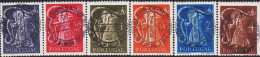 1950. PORTUGAL. JOAO DE DEUS. Complete Set With 6 Stamps With Luxus Cancel First Day Of I... (Michel 752-757) - JF543678 - Oblitérés