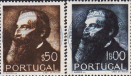 1951. PORTUGAL. Abílio De Guerra Junqueiro. Complete Set With 2 Stamps LUXUS CANCELLED FI... (Michel 758-759) - JF543679 - Used Stamps