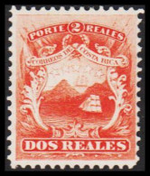 1863-1875. COSTA RICA DOS REALES. Hinged. (Michel 2) - JF543703 - Costa Rica