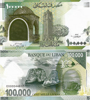 LEBANON       100,000 Livres       Comm.     P-W99       2020       UNC  [ 100000 ] - Liban