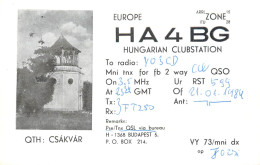 QSL Card HUNGARY Radio Amateur Station HA4BG Y03CD - Radio Amatoriale